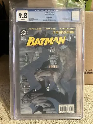 Buy Batman 608 - CGC 9.8 - Jim Lee Cover - 2nd Print - Hush Storyline Begins - WP • 592.96£