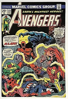 Buy AVENGERS 126 - 1974 - KLAW APPEARANCE - Marvel Value Stamp #46 Mysterio - VF • 9.49£