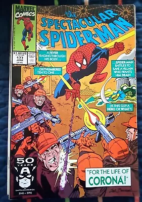 Buy The Spectacular Spider-Man 1991 June 177  For The Life Of CORONA  • 3.19£