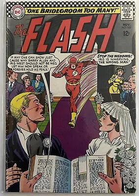 Buy The Flash #165 (1966) Marriage Of Barry Allen & Iris West • 11.84£