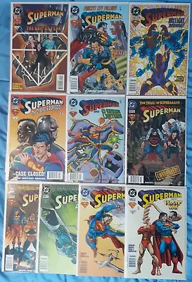 Buy Superman (1987 2nd Series) #101,102,103,104,105,106,107,108,109,110 NM • 14.25£