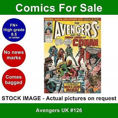 Buy Avengers UK #126 Comic - FN/VFN Clean 14 February 1976 - Marvel UK • 6.99£