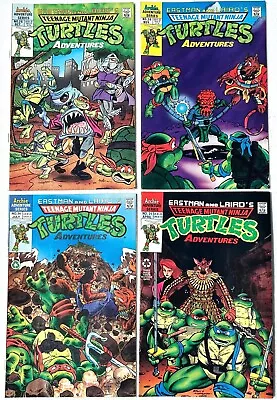 Buy Set Of 4 Teenage Mutant Ninja Turtles Mid Grade Archie Comics - #25, 26, 31, 34 • 23.99£