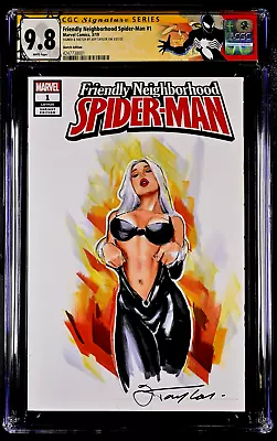 Buy Friendly Neighborhood Spider-man #1 Cgc Ss 9.8 Black Cat Original Art Sketch • 318.65£