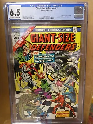Buy Marvel Comic CGC 6.5 Giant Size Defenders 3 1st Appearance Kovac Daredevil 1975 • 119.99£
