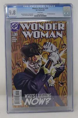 Buy Wonder Woman 205 DC 2004 CGC 9.8 JG Jones Joker • 98.79£