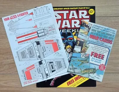 Buy STAR WARS WEEKLY #1 WITH FREE GIFT X WING FIGHTER PLUS INSERT 8th FEBRUARY 1978 • 125£