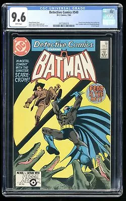Buy Detective Comics #540 CGC NM+ 9.6 White Pages Classic Scarecrow Cover! • 49.57£
