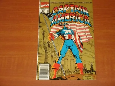 Buy Marvel Comics: CAPTAIN AMERICA  #383 Mar. 1991 Triple-Sized 50th Anniversary  • 8.99£
