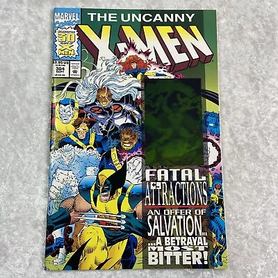 Buy (1993) Marvel Comics #304 The Uncanny X-Men Fatal Attractions Magneto Hologram • 7.72£