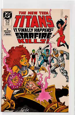 Buy The New Teen Titans #36 1987 DC Comics 1st App. The Wildebeast • 2.07£