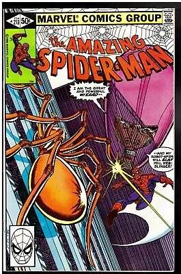 Buy Amazing Spider-man #213 1981 7.5/vf- Wizard,llyra Apps Twin Towers App • 9.46£