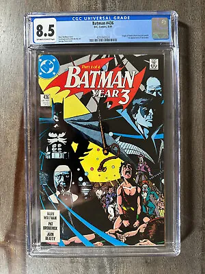 Buy Batman #436 CGC 8.5 1989 1st Appearance Tim Drake  • 24.13£