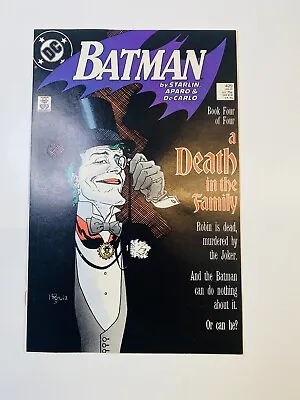 Buy Batman #429 Death In The Family NM/MT Mignola/Starlin 1st Print DC 1988 • 28.15£