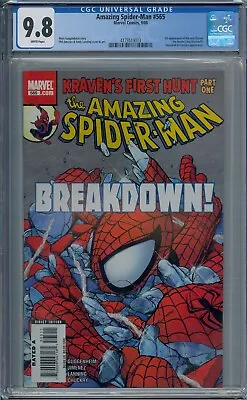 Buy Amazing Spider-man #565 Cgc 9.8 1st New Kraven The Hunter Daredevil • 106.72£