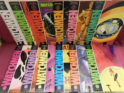 Buy Watchmen 1-12 Dc Comic Set Complete 1st Print Alan Moore Dave Gibbons 1986 Vf- • 142.31£