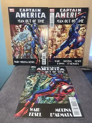 Buy Captain America: Man Out Of Time #1, 3 & 5 Limited Series Comic Books. • 91.97£