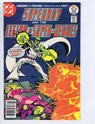 Buy Superboy #224 DC 1977 '' When Stargrave Strikes ! '' • 12.79£