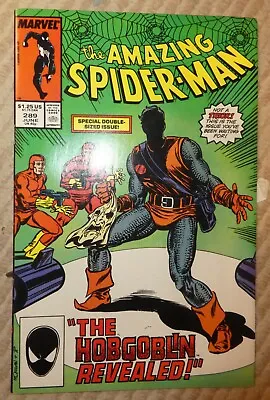Buy Marvel Comics Amazing Spiderman 289 NMint- 9.0 1987 Avengers Hobgoblin • 49.99£