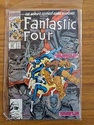 Buy Fantastic Four #347 1990 Marvel Comic - 1st App. New Team (See Description) • 3.99£
