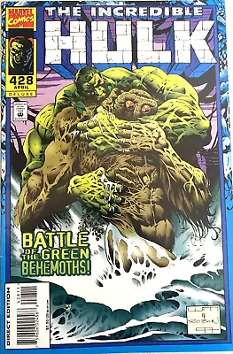 Buy The Incredible Hulk # 428. 1st Series.  Marvel Comics. April 1995. Vfn+ 8.5 • 3.29£