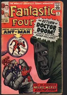 Buy Fantastic Four #16 1.5 // 1st Ant-man Crossover + Dr. Doom App • 113.99£