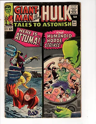 Buy Tales To Astonish #64 Feb 1965 Marvel Comics ( Here Is Attumas - Humanoid Horde) • 33.21£