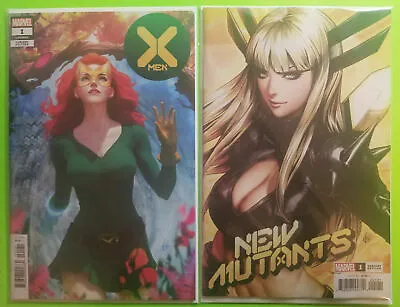 Buy Dawn Of X  X-Men #1 & New Mutants #1 Artgerm Variant Set  Marvel 2019 DX Hickman • 63.59£