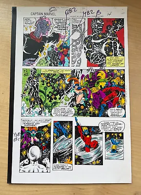 Buy CAPTAIN MARVEL #61 Art Color Guide 1979 Stunning Detail DRAX DESTROYER CHAOS • 158.11£