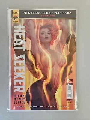 Buy Heat Seeker Gun Honey Series #1 Cover A Artgerm Titan Comics 2023 NM • 3.02£