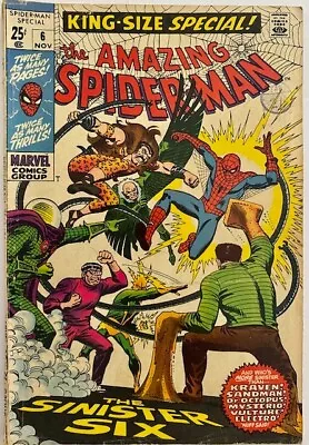Buy Amazing Spider-Man King Size Special #6 The Sinister Six • 7.50£