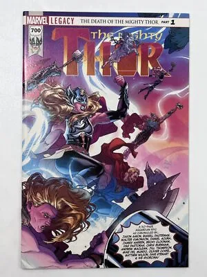 Buy Mighty Thor #700 (2017) 1st App. Black Galactus, Ego The Living Planet Become... • 8.03£