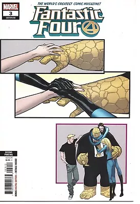 Buy Fantastic Four #3 Cover G 2nd Print Marvel Comics 2019 Bagged And Boarded • 7.92£