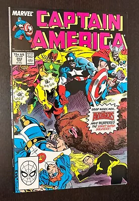 Buy CAPTAIN AMERICA #352 (Marvel Comics 1989) -- 1st App Supreme Soviets -- NM- (A) • 13.43£