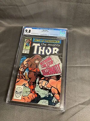 Buy Thor #411 Marvel Comics CGC 9.8 White Pages Dec 1989 1st App. Of New Warriors!!! • 315.35£