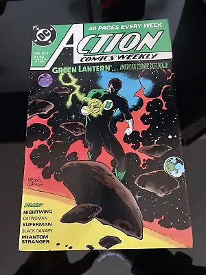 Buy ACTION COMICS WEEKLY Green Lantern America’s Cosmic Defender! #614 1989 • 6£