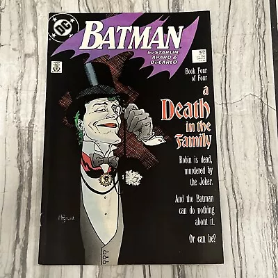 Buy Batman 429 DC Comics 1989 A Death In The Family Book 4 • 11.98£