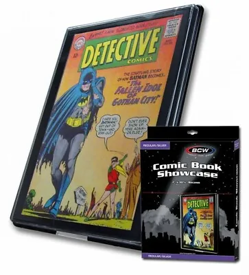 Buy 5X BCW Comic Book Showcase Wall Mountable Frame - Silver • 50.91£