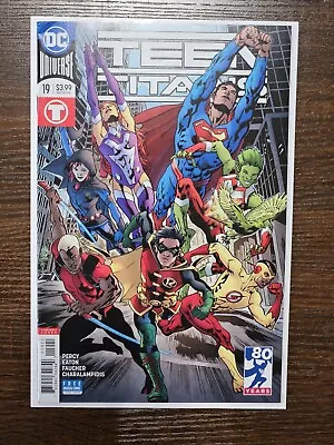 Buy Teen Titans #19 (2017) Dc Universe Comics Superman Anniversary Variant Cover Vf • 2£