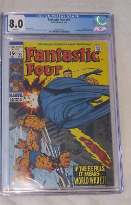 Buy Fantastic Four #95 Feb 1970  CGC 8.0 • 59.30£