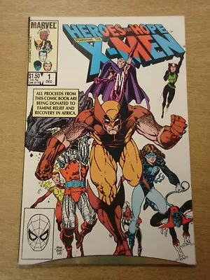 Buy X-men Heroes For Hope #1 Marvel Comics December 1985 X • 5.99£