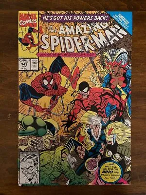 Buy AMAZING SPIDER-MAN #343 (Marvel, 1963) VF Black Cat, Scorpion • 6.31£