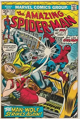 Buy Amazing Spider-Man #125  (Marvel 1963 Series)  VFN- • 69.95£