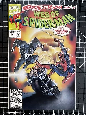 Buy 🔥🕸💀 Web Of Spider-man #96 1993 Marvel Comics High Grade Ghost-Rider Venom • 6.75£