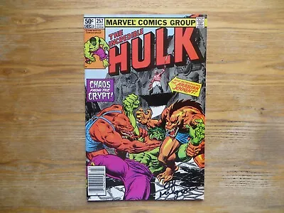 Buy 1981 VINTAGE BRONZE AGE HULK # 257 SIGNED BY AL MILGROM, WITH COA Or POA • 23.65£