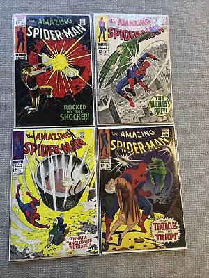 Buy Amazing Spider-Man #’s 54 61 64 72 Lot (Classic Covers) Nice 12 Cent Silver Age • 190.63£