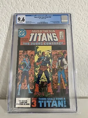 Buy Tales Of The Teen Titans #44 CGC 9.6  1st Nightwing & Jericho! Beautiful DC Key • 190£