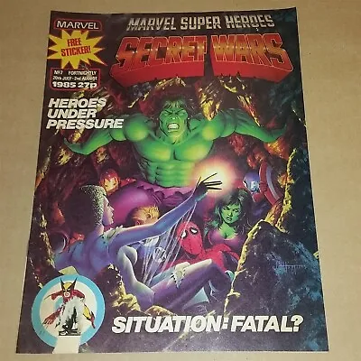 Buy Marvel Super Heroes Secret Wars #7 20th July - 2nd August 1985 British Weekly ^ • 5.99£
