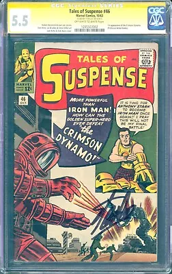 Buy Tales Of Suspense #46 (1963) CGC 5.5 -- O/w To White; Stan Lee Signed (SS) • 697.37£