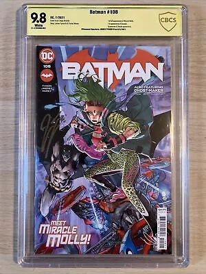 Buy BATMAN #108 CBCS 9.8 Witnessed SIGNED By Tynion 1st MIRACLE MOLLY DC Comics New • 55.96£